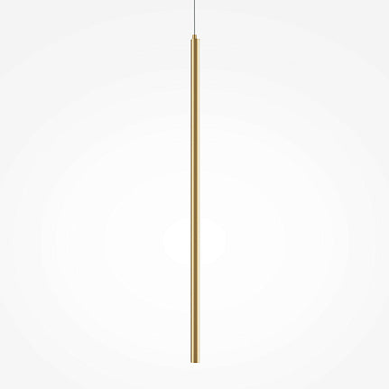 Lampada a sospensione a led in oro spazzolato 2 misure