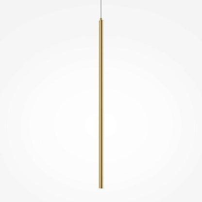 Lampada a sospensione a led in oro spazzolato 2 misure
