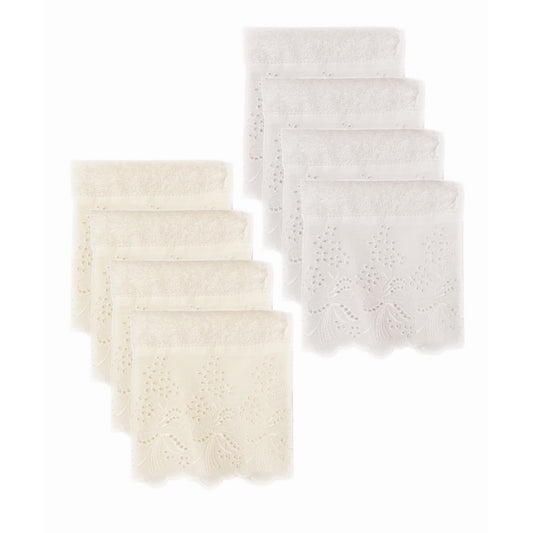 Set 4 lavette in 2ass. ‘Platea Collection’ - Blanc Maricló