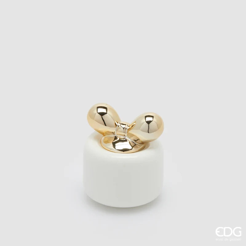 Candela profumata 'Jolie' con fiocco D7 H11 - EDG