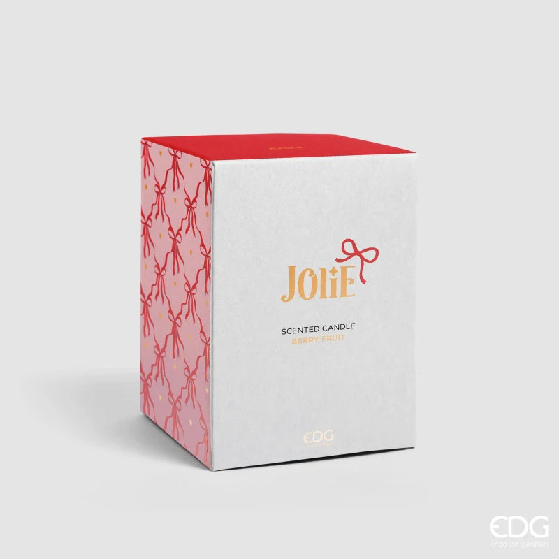 Candela profumata 'Jolie' con fiocco D7 H11 - EDG