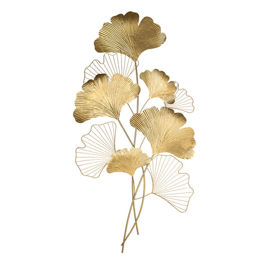L'arte di nacchi - Pannello decorativo foglie oro  L55 H110