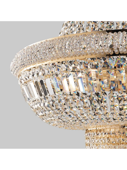 Lampadario 10 luci'Praga' D55 - Leo Lux