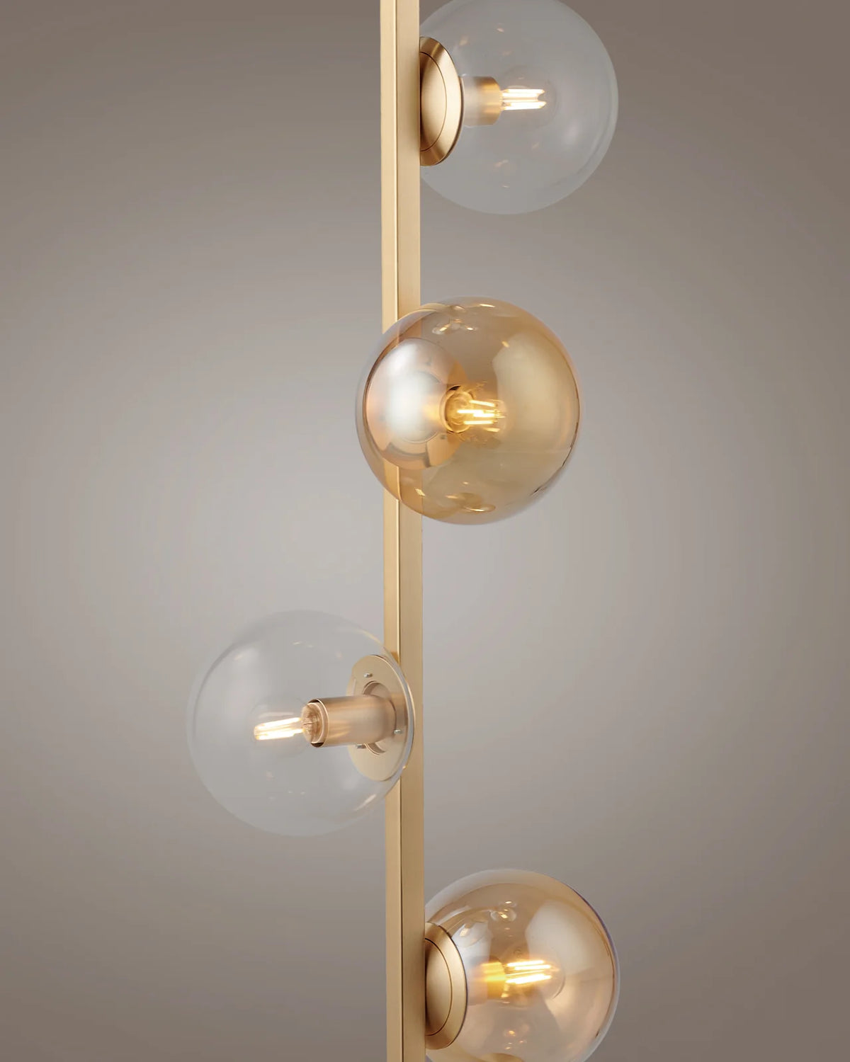 Lampada da terra 6 luci 'Looper' D35 H175 - Leo Lux