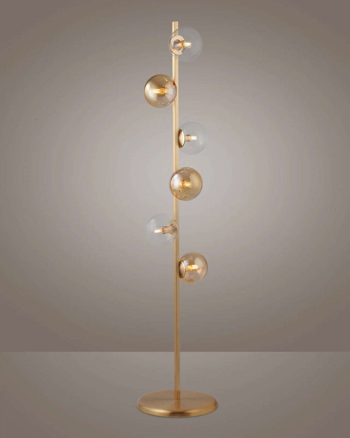 Lampada da terra 6 luci 'Looper' D35 H175 - Leo Lux