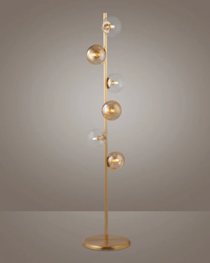 Lampada da terra 6 luci 'Looper' D35 H175 - Leo Lux