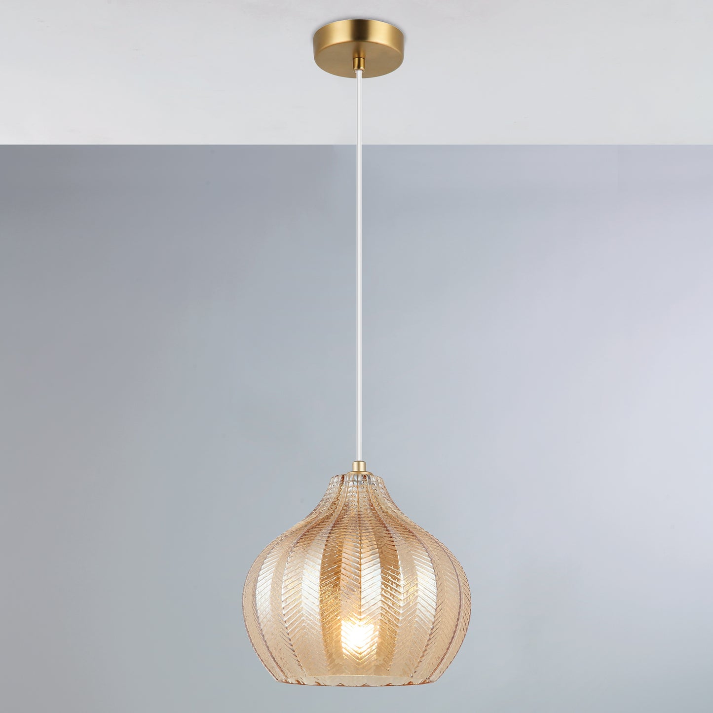 Sospensione in vetro ‘Melanie’ - Leo Lux