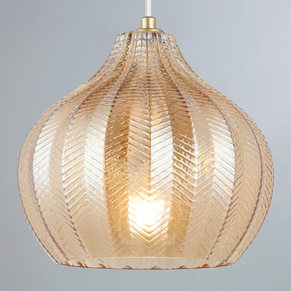 Sospensione in vetro ‘Melanie’ - Leo Lux