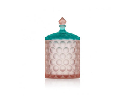 Scatola in vetro cilindro grande D8 H16 'linea Bubble' - Madrhelen