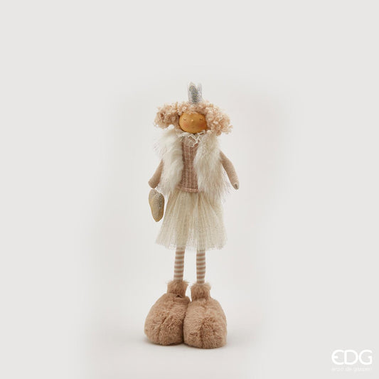 Bimba tricot con pelliccia bianca- EDG