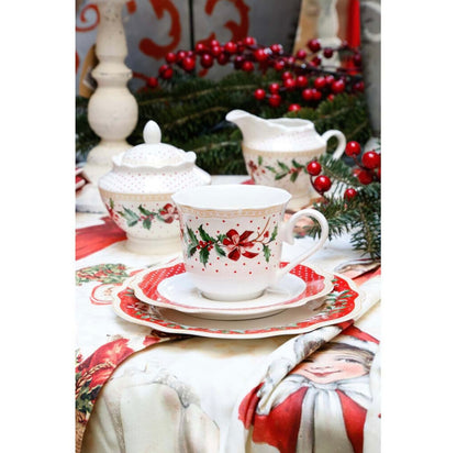 Set di 6 tazzine caffè ‘Merry Christmas’ - Blanc Maricló