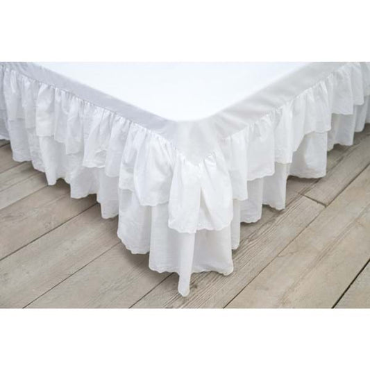 Vestiletto matrimoniale sangallo collezione ‘Frill’ -Blanc Mariclo'