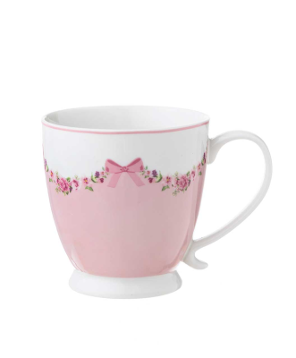 Tazza mug con fiocco colore rosa - L’Arte di Nacchi