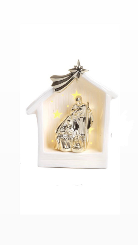 Casetta con stella cometa e Natività grande - Paben